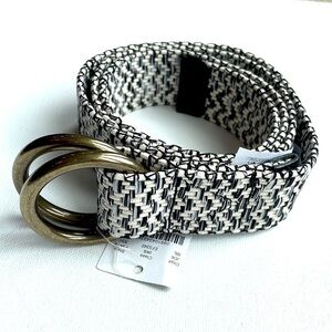 NWT J. Crew woven ring belt
